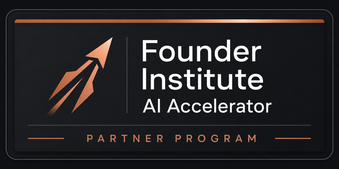 Founder Institute AI Accelerator partner badge